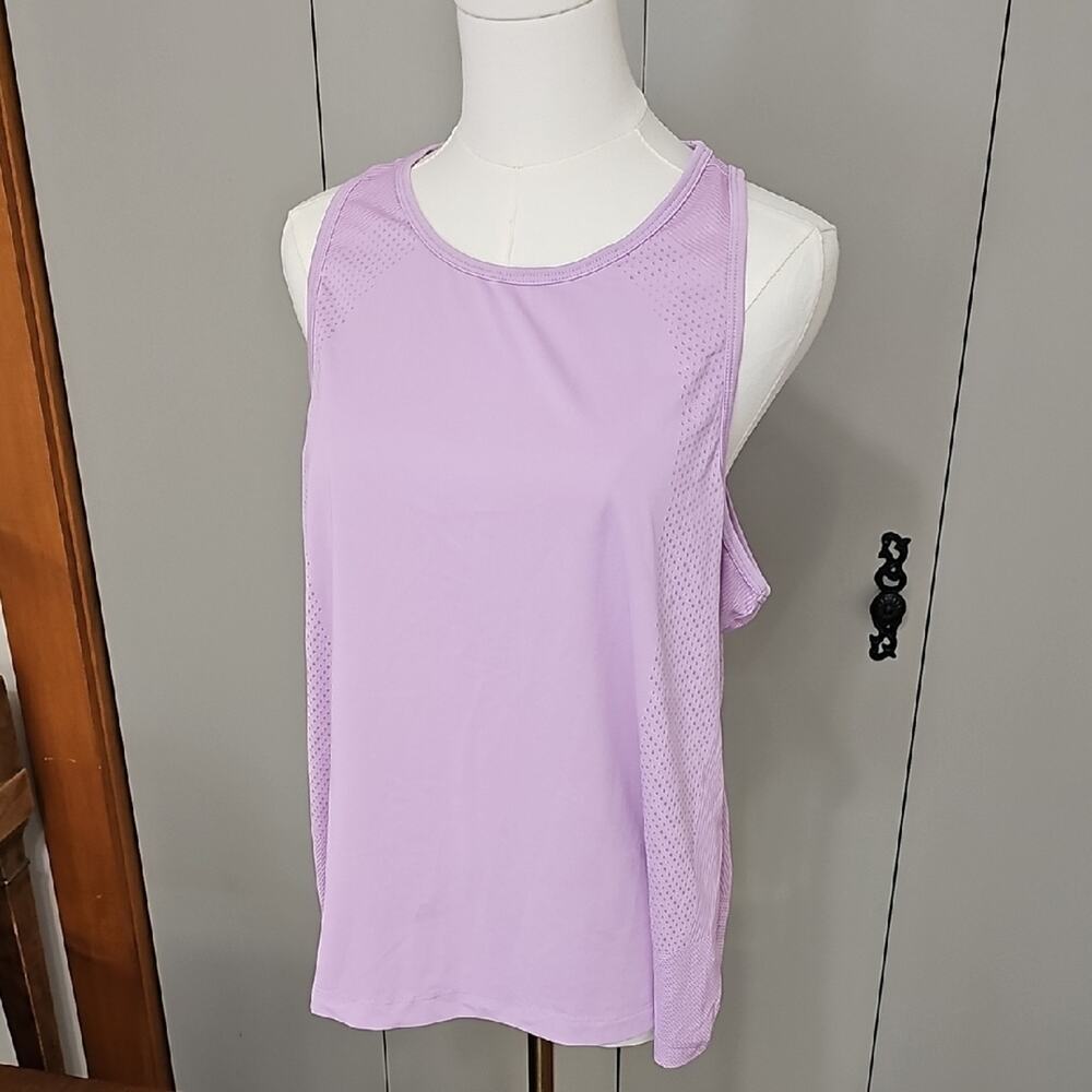 Avia Light Purple Tank Top Womens XL Yoga Athleisure Casual Athletic EUC